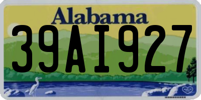 AL license plate 39AI927