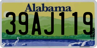 AL license plate 39AJ119