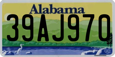 AL license plate 39AJ970