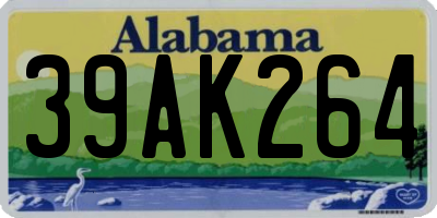 AL license plate 39AK264