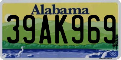 AL license plate 39AK969