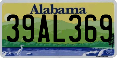 AL license plate 39AL369