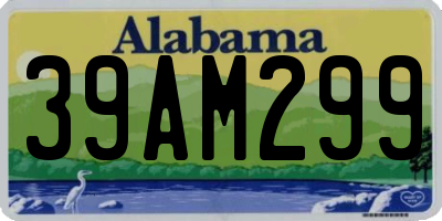 AL license plate 39AM299