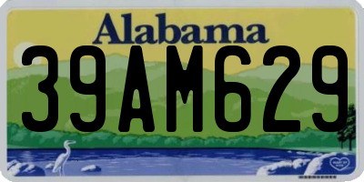 AL license plate 39AM629
