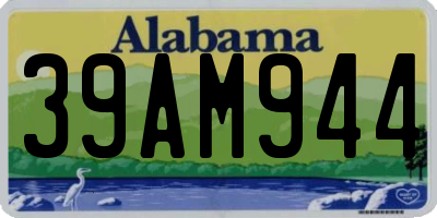 AL license plate 39AM944