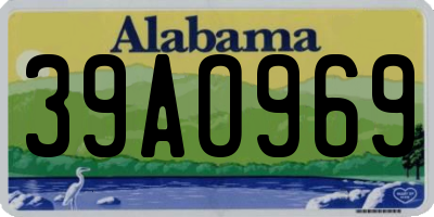 AL license plate 39AO969