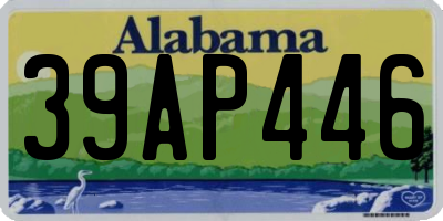 AL license plate 39AP446