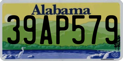 AL license plate 39AP579