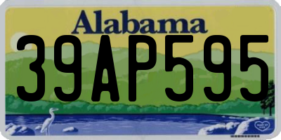 AL license plate 39AP595
