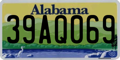 AL license plate 39AQ069