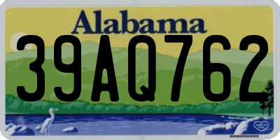 AL license plate 39AQ762