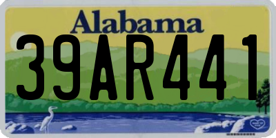 AL license plate 39AR441
