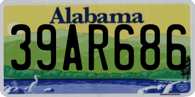 AL license plate 39AR686