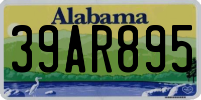 AL license plate 39AR895