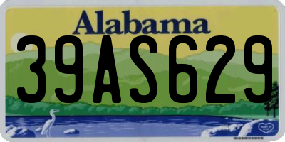 AL license plate 39AS629