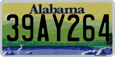 AL license plate 39AY264