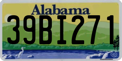 AL license plate 39BI271