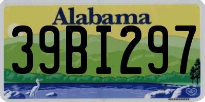 AL license plate 39BI297