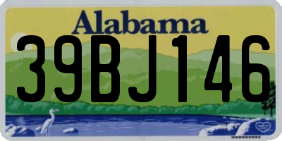 AL license plate 39BJ146