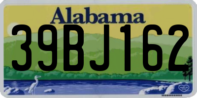 AL license plate 39BJ162