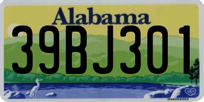 AL license plate 39BJ301