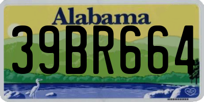 AL license plate 39BR664