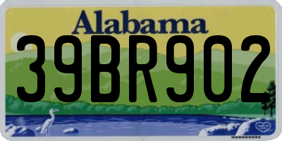 AL license plate 39BR902