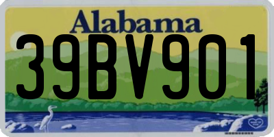 AL license plate 39BV901