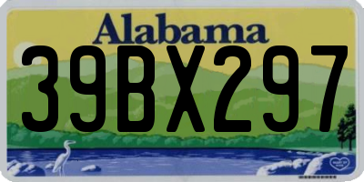 AL license plate 39BX297