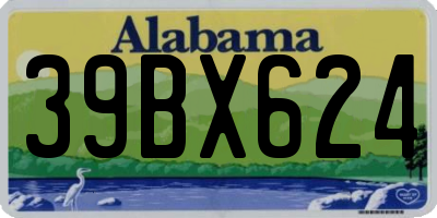 AL license plate 39BX624