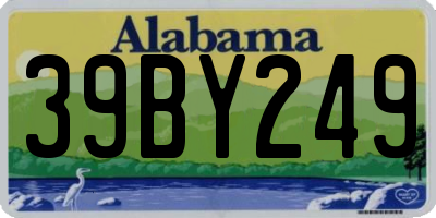 AL license plate 39BY249