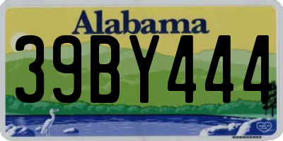 AL license plate 39BY444