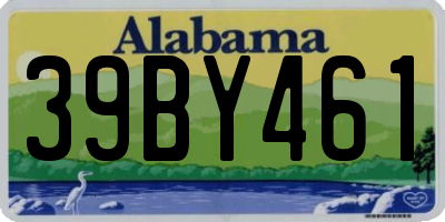 AL license plate 39BY461