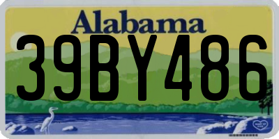 AL license plate 39BY486