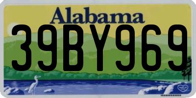 AL license plate 39BY969