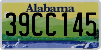 AL license plate 39CC145