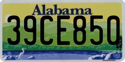 AL license plate 39CE850