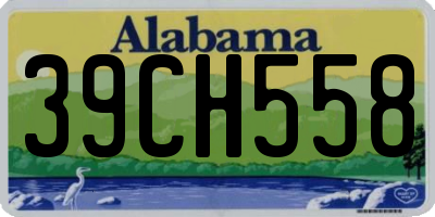 AL license plate 39CH558