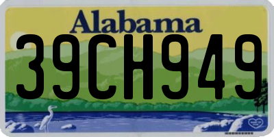 AL license plate 39CH949