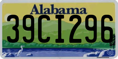 AL license plate 39CI296