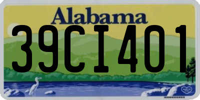 AL license plate 39CI401