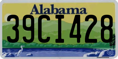 AL license plate 39CI428