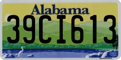 AL license plate 39CI613