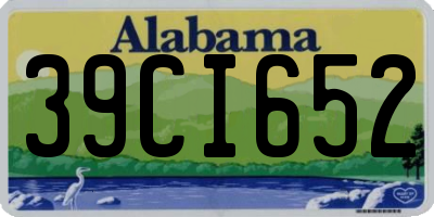 AL license plate 39CI652