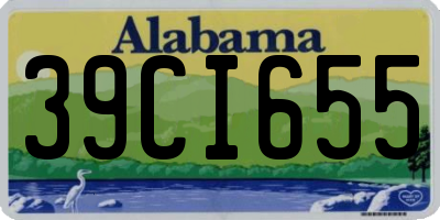 AL license plate 39CI655