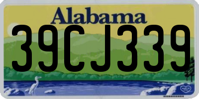 AL license plate 39CJ339