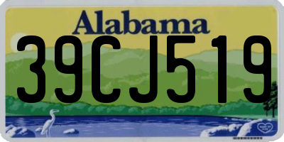 AL license plate 39CJ519
