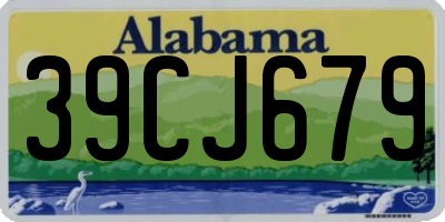 AL license plate 39CJ679