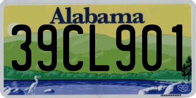 AL license plate 39CL901