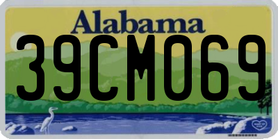 AL license plate 39CM069